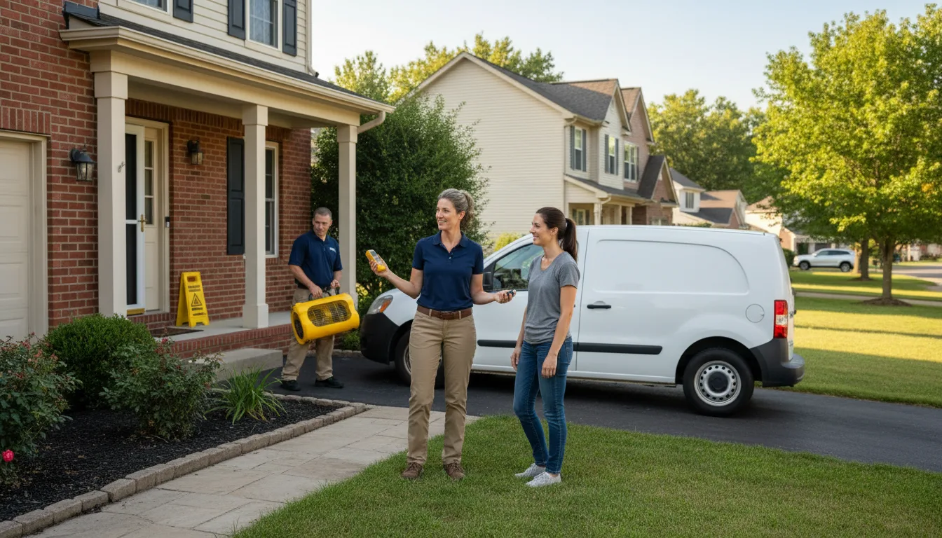 Residential water damage restoration in Custer, WA
